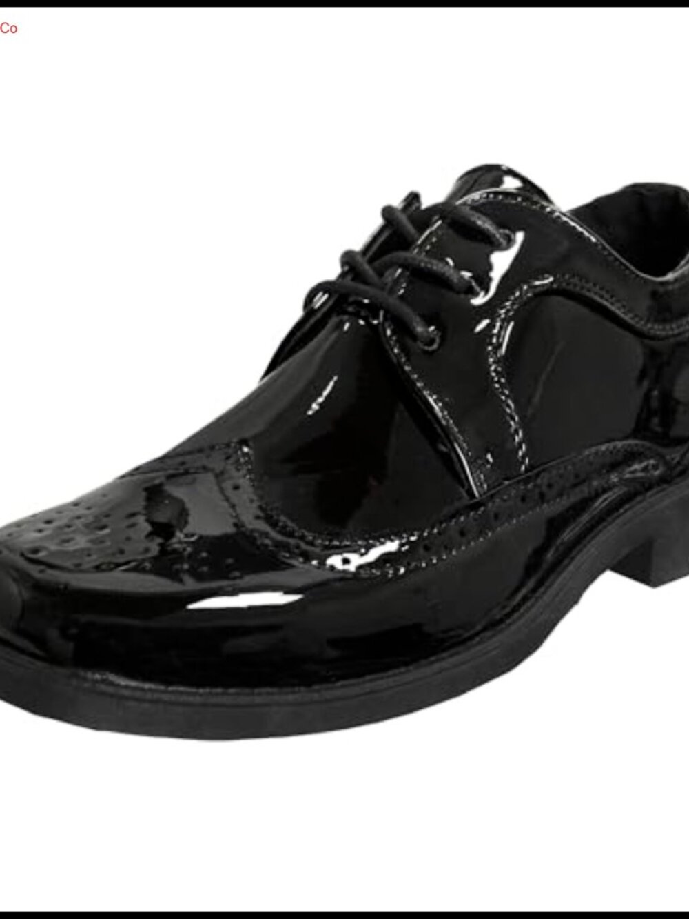Boys Wing Tip Oxford Dress Shoes Lace-Up Formal Uniform